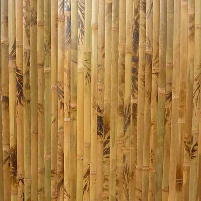 Бамбуковые обои коричневые с рисунком 17 мм 90 см.