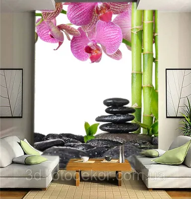 Фотообои флизелиновые Стебли бамбука 200х260 см купить недорого в  интернет-магазине товаров для декора Бауцентр