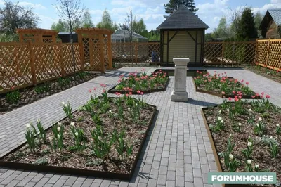Оформление маленького сада за городом своими руками | Stroybirja