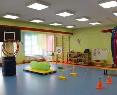 Оформление физкультурного зала в детском саду: 60 фото