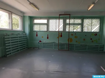 Физкультурный зал в детском саду - 70 фото