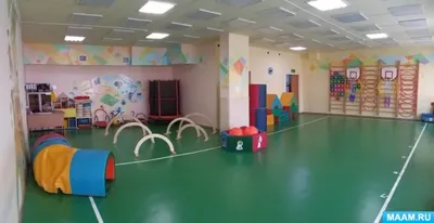 Оформление физкультурного зала в детском саду: 60 фото