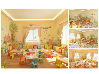 3d проект игровой комнаты детского сада - Фрилансер Alexandr Gromov  AlexGromoff - Портфолио - Работа #765999