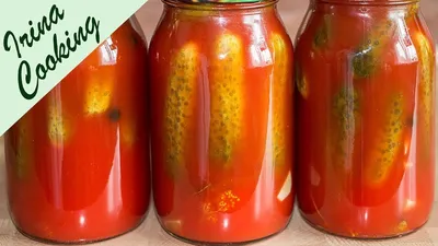 Best Recipe! 💣 Crispy Bloody Mary Pickled Cucumbers IrinaCooking - YouTube
