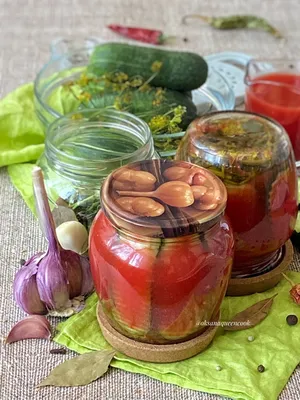Огурцы в томатном соусе - пошаговый рецепт с фото на Повар.ру