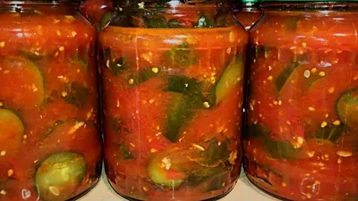 Огурцы на зиму в томатной пасте рецепт с фото пошагово - 1000.menu