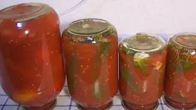 Огурцы в томатном соусе. - YouTube
