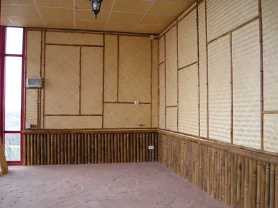 Отделка стен бамбуком | Смотреть 49 идеи на фото бесплатно