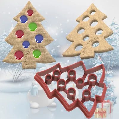 Подвеска на рождественскую елку, украшение для печенья, многоразовое  украшение на Рождество, украшение для печенья с бантом для праздника |  AliExpress