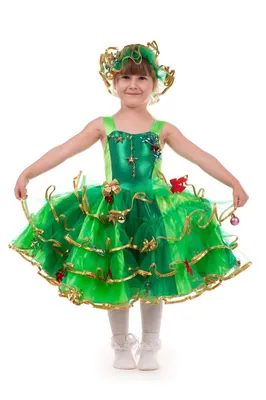 Елка карнавальный костюм для девочки платье Елочка Новогодний Trend  130808471 купить за 721 ₽ в интернет-магазине Wildberries