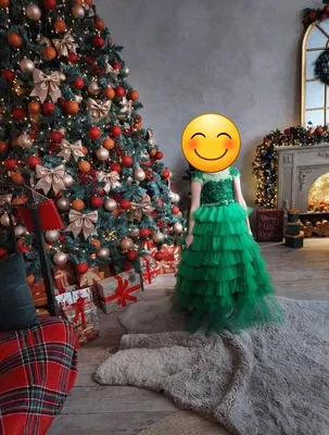 Изумрудное нарядное платье на девочку Зеленое платье елочка  (ID#1734432879), цена: 820 ₴, купить на Prom.ua