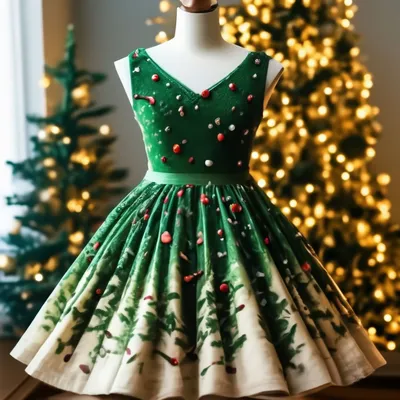 Платье елка» — создано в Шедевруме