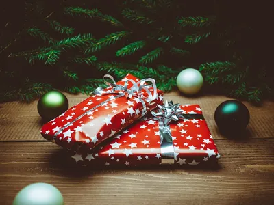 Neon Stars Дед Мороз и Снегурочка под елку 40см новогодние подарки 2024