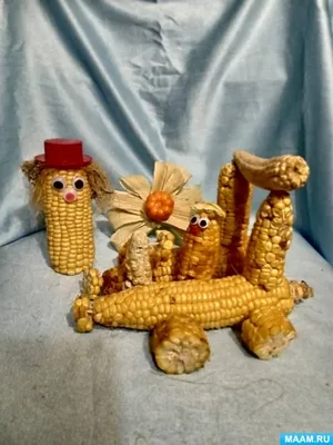 Поделки из кукурузы фото фотографии