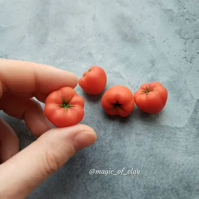 Мини полимерные фигурки помидор | AliExpress