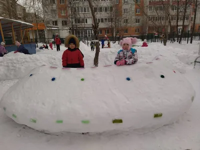 Детские площадки для прогулок зимой | Детский сад №23