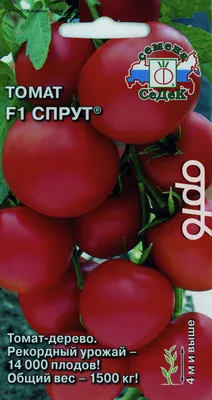 Томат Спрут ® F1 (Томатное или Помидорное дерево), 0,03г от 75 руб. в  Москве. Звоните!