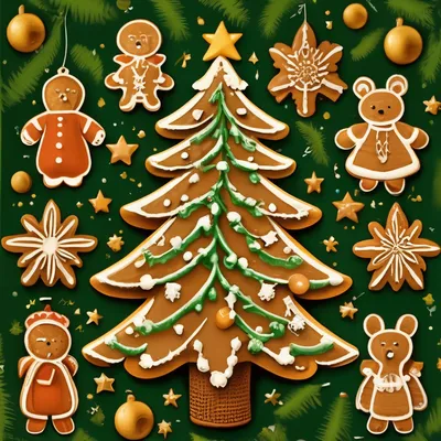 Рождественские пряники или украшение для елки | Dairi