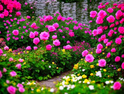 Розарий в саду (58 фото) - 58 фото