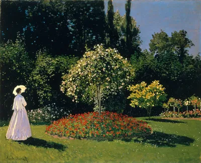 Дама в саду Сент-Адресс — Википедия