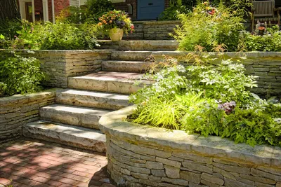 Ландшафтный дизайн сада на склоне: как обустроить | Красивый сад | Дзен