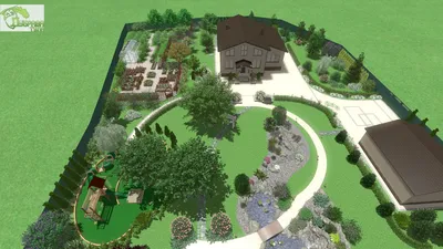 Как превратить участок в шикарный современный сад, используя один приём |  Ландшафтный дизайн | Дзен