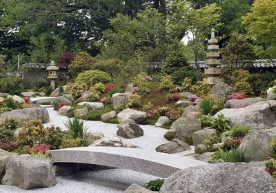 Сад в японском стиле фото фотографии