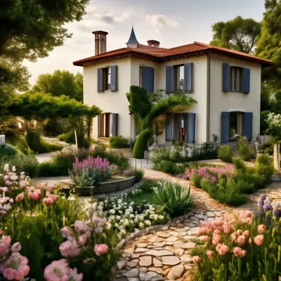 Сад в стиле прованс | Ландшафтный дизайн | Дзен