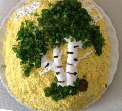 Белая береза\" (салат с черносливом) - пошаговый рецепт с фото на Повар.ру