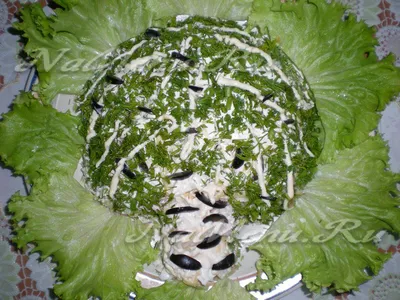 Как приготовить и оформить салат «Белая берёза» – пошаговый рецепт с фото