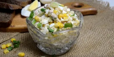 Салат с консервированной фасолью и кукурузой — Zira.uz
