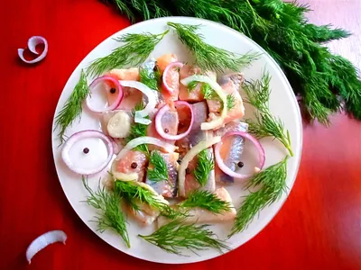 Сельдь слабой соли с картошечкой и луком - Русское Подворье Суздаль