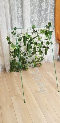 Шпалера - сетка для огурцов одинарная 120 * 80 см - купить сетку - подвязку  для растений по выгодным ценам в Москве | Урожайная грядка 99