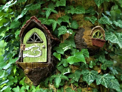 Фотообои на стену Волшебный сад - Леса Поля Горы Фрески