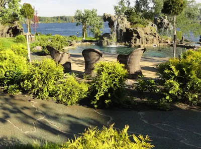 Картина по номерам Сказочный сад. Дом у водопада 40х50 см - купить с  доставкой по выгодным ценам в интернет-магазине OZON (229809974)
