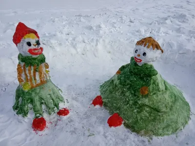Территории детских садов украсили зимние фигуры | Наш Оленегорск