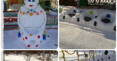 Снежные постройки в детском саду | 25.01.2023 | Озерск - БезФормата