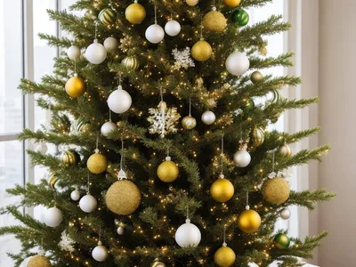 Как Украсить Елку Красиво — Новый Год 2020 (75 Фото) | Christmas tree  decorating themes, Burlap christmas tree, Christmas tree themes
