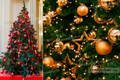 Как украсить елку на 2024 год: основные цвета и стили для новогодней  красавицы в год Черного Кролика — Разное