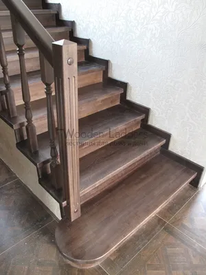 Лестница из ясеня - лестницы ТвояЛестница