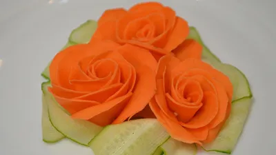 Цветы из овощей фото фотографии
