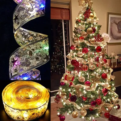 Новогодняя елка с бантиками | Holiday decor, Christmas wreaths, Christmas  tree