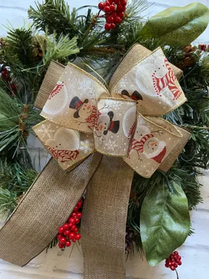 Искусственное украшение в виде банта на рождественскую елку, подарок  вечерние, Рождественское украшение, золотой порошок, бант, «сделай сам»,  подвесная подвеска на рождественскую елку | AliExpress