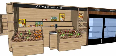 Витрина овощи фрукты купить - Ovochevi