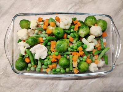 Замороженные овощи в духовке рецепт фото пошагово и видео - 1000.menu