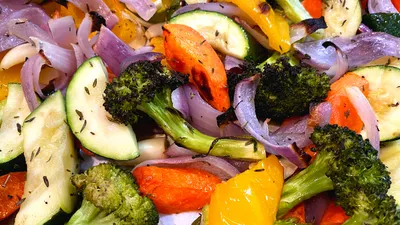 Запечённые овощи в духовке. Почти все делают эти 3 ошибки при приготовлении  овощей. | Рецепты в гостях у Вани | Дзен