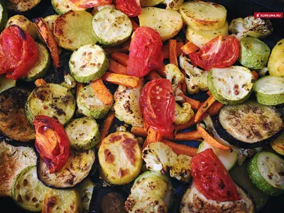 Запеченные овощи — Вегетарианские рецепты