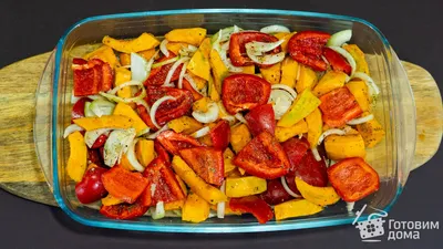 Овощи, запеченные в духовке - рецепт как вкусно приготовить овощи,  запеченные в духовке | Пошаговые рецепты на Recept.ua