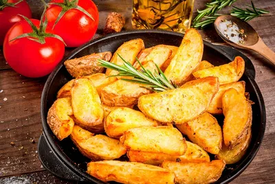 Жареная картошка с салом и чесноком - рецепт автора Ирина Ерохина