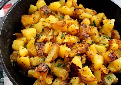 Вкусная жареная картошка | Волшебная еда | Дзен